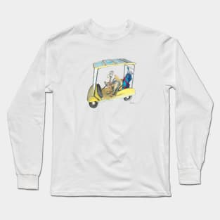 Dodo in his Golf Cart Long Sleeve T-Shirt